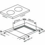 Kích Thước Bếp Điện Từ Đôi Arber AB371 2000W Cảm Ứng
