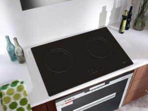 Mặt Đáy Bếp Điện Từ Hồng Ngoại Đôi Arber AB408B 2600W Cảm Ứng