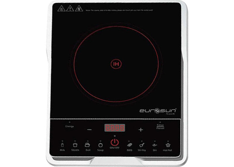 Mặt Trước Bếp Điện Từ Đơn Eurosun EU-T185 2000W Cơ