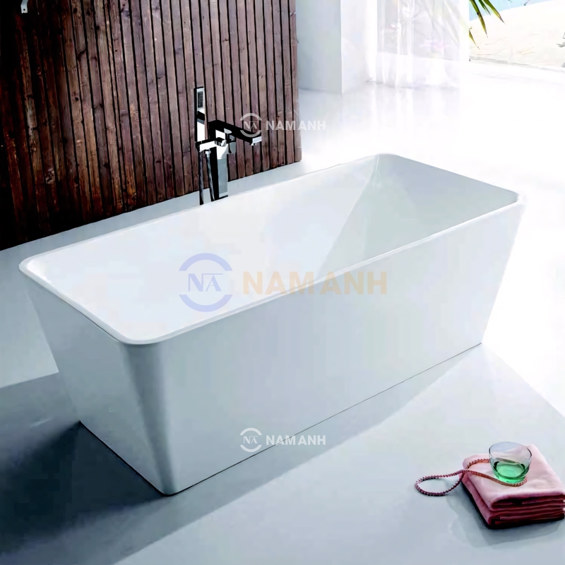 Bồn Tắm Nằm Đặt Sàn Acrylic Việt Mỹ VM-129 1700x800 mm Chữ Nhật - Thumbnail