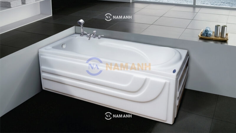 Bồn Tắm Nằm Việt Mỹ 17M 1695x695 mm Chữ Nhật - Ảnh Thực Tế 1