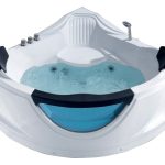 Mặt Trước Bồn Tắm Nằm Đôi Massage Acrylic Monaco MC-2006 Tam Giác Góc