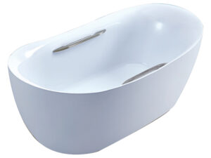 Mặt Trước Bồn Tắm Nằm Đơn Acrylic Rudylux Rd-80987 Oval Độc Lập