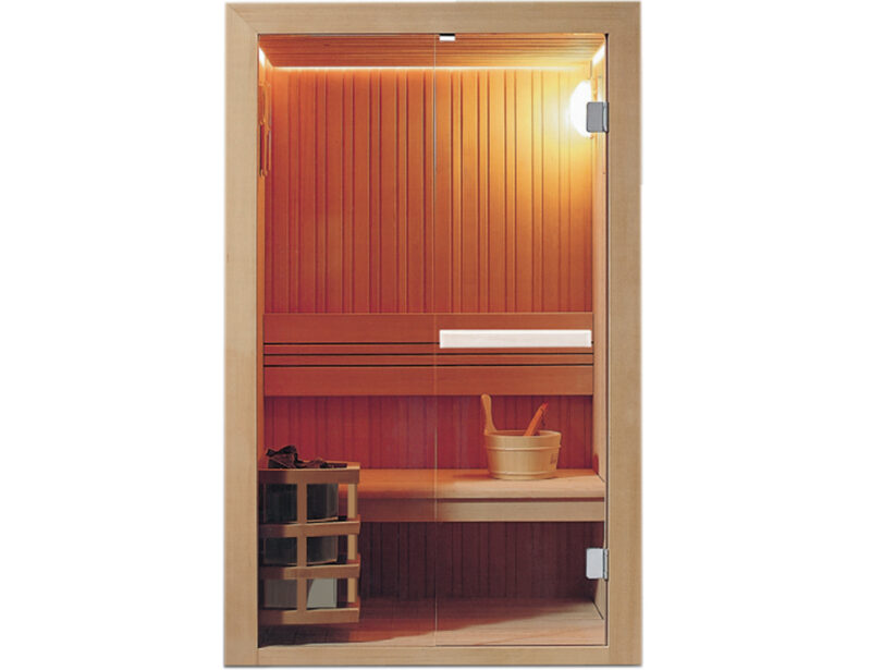 Mặt Trước Phòng Xông Hơi Khô Gỗ Hemlock Rudylux RD-8895 1200 x 1050