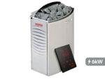 Mặt Trước Máy Xông Hơi Khô 6KW Harvia BC60E - Điều khiển điện tử