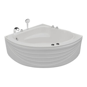 Mặt Trước Bồn Tắm Góc Euroca EU1-1300 1300x1300 mm Tam Giác