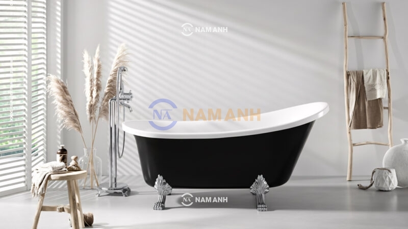 Bồn Tắm Chân Rồng Đặt Sàn Acrylic Rudi RUB121 - Ảnh Thực Tế 1