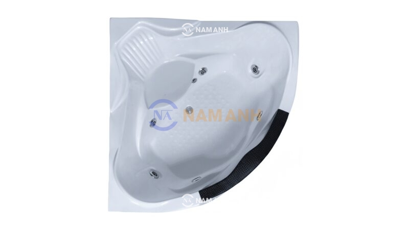 Bồn Tắm Góc Đôi Massage Rudi RUB206 1500x1500 mm Tam Giác - Nhìn từ trên xuống