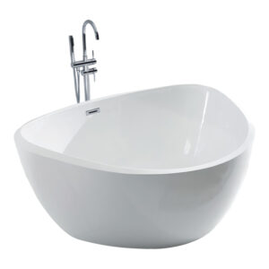 Bồn Tắm Nằm Đặt Sàn Acrylic Rudi RUB106 1500x1250 mm Tam Giác