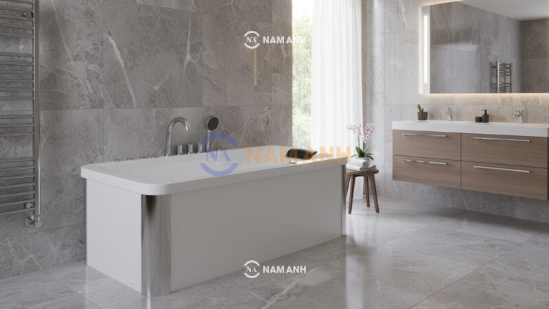 Bồn Tắm Nằm Massage Rudi RUB228 Chữ Nhật - Ảnh Thực Tế 2