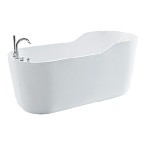Bồn Tắm Oval Đặt Sàn Acrylic Rudi Rub113 1500X750 Mm 5 - Bon Tam Oval Dat San Acrylic Rudi Rub113 1500X750 Mm