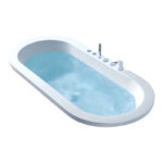 Bồn Tắm Oval Xây Massage Rudi RUB237