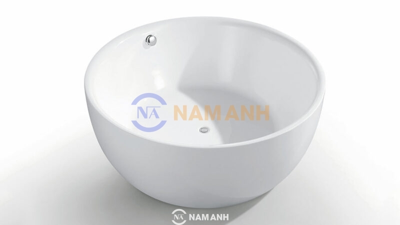 Bồn Tắm Tròn Đặt Sàn Acrylic Rudi RUB101 góc chụp 1