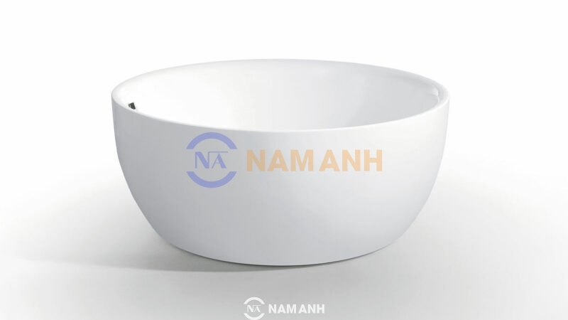 Bồn Tắm Tròn Đặt Sàn Acrylic Rudi RUB101 góc chụp 2
