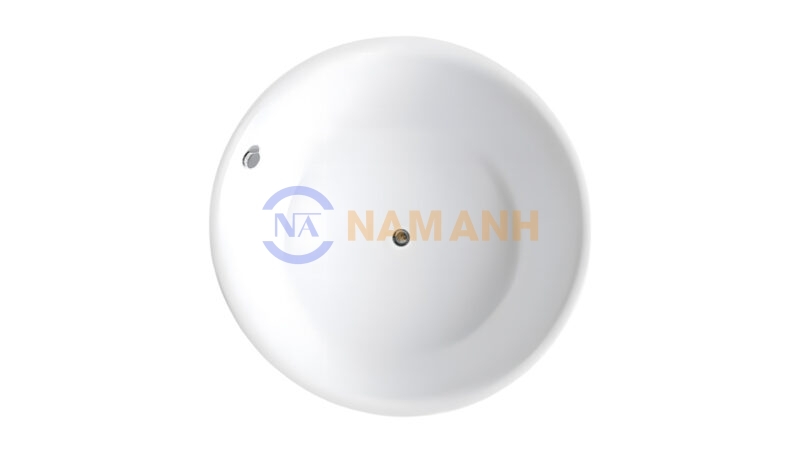 Bồn Tắm Tròn Đặt Sàn Acrylic Rudi RUB101 nhìn từ trên xuống