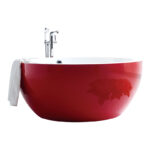 Bồn Tắm Tròn Đặt Sàn Acrylic Rudi RUB103