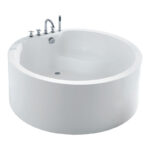 Bồn Tắm Tròn Đặt Sàn Acrylic Rudi RUB104 1500x1500 mm