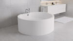 Bồn Tắm Tròn Đặt Sàn Acrylic Rudi RUB104 1500x1500 mm - Ảnh thực tế 1