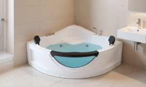 Hình ảnh thực tế bồn tắm góc massage Rudi RUB206 (1)